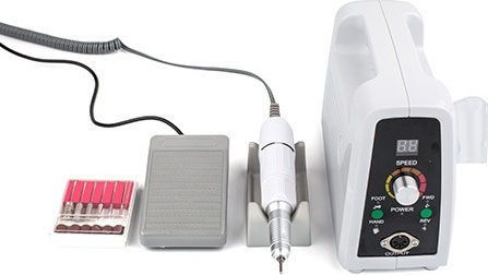 Factory ZS-703 Nail Drill Power 65W Black with Pedal with 35000 Rotations per Minute