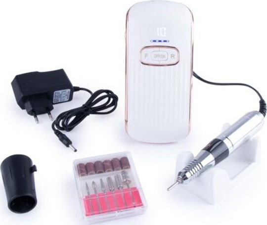 SML M11 Nail Drill Battery 36W White with 35000 Rotations per Minute