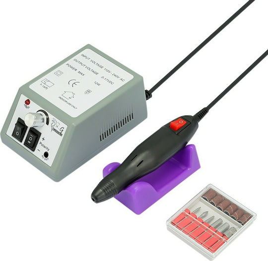 Sina Μercedes 2000 Nail Drill Power 10W Gray with 15000 Rotations per Minute