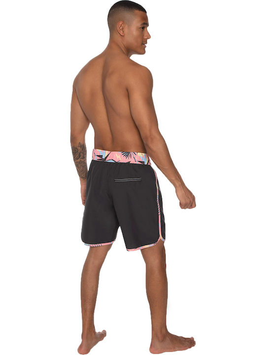 Men's Swimwear Bermuda Gray Striped