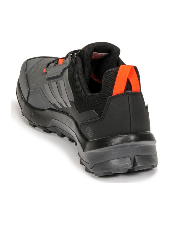 adidas Terrex AX4 Ανδρικά Ορειβατικά Παπούτσια Αδιάβροχα με Μεμβράνη Gore-Tex Grey Five / Grey Four / Solar Red