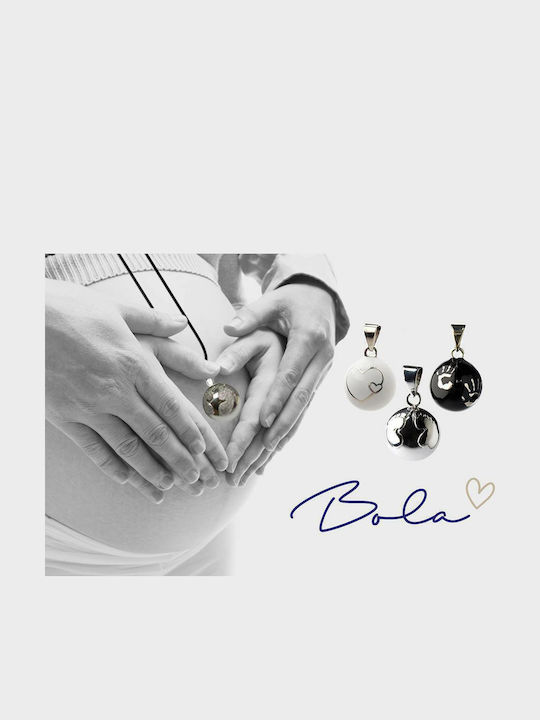 Babylonia Bola Glitter Heart Charm Εγκυμοσύνης με Προσωποποίηση
