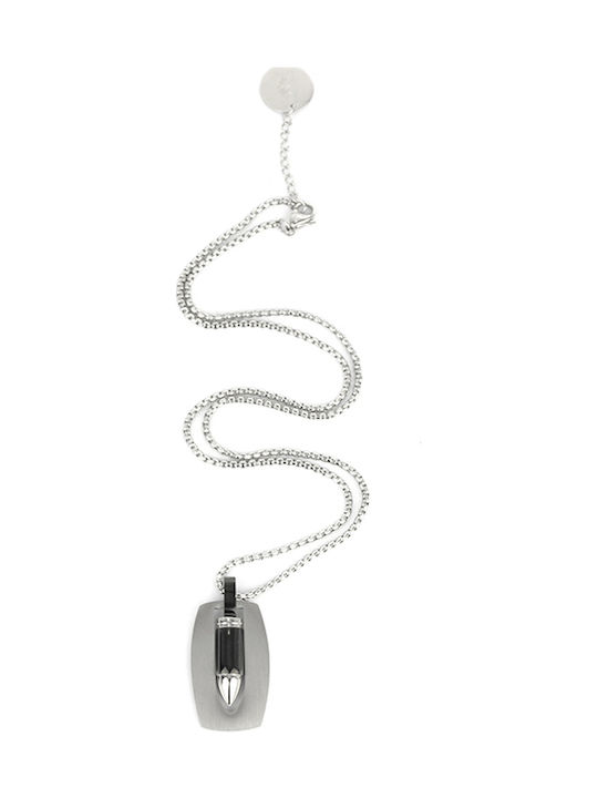 U.S. Polo Assn. Zephyr Black Necklace