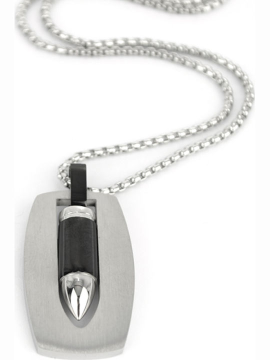 U.S. Polo Assn. Zephyr Black Necklace