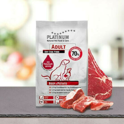 Platinum Pet Food & Care Adult Beef & Potato 5kg Ξηρά Τροφή χωρίς Σιτηρά για Ενήλικους Σκύλους με Μοσχάρι και Πατάτες