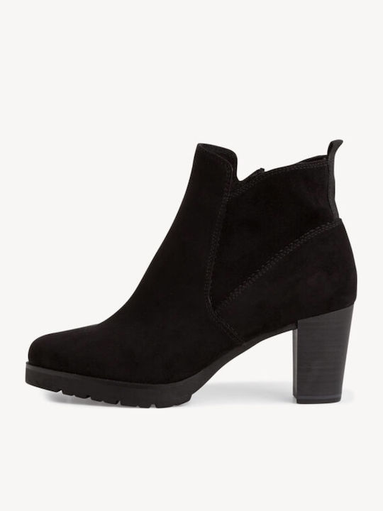 Tamaris Suede Women's Ankle Boots Black