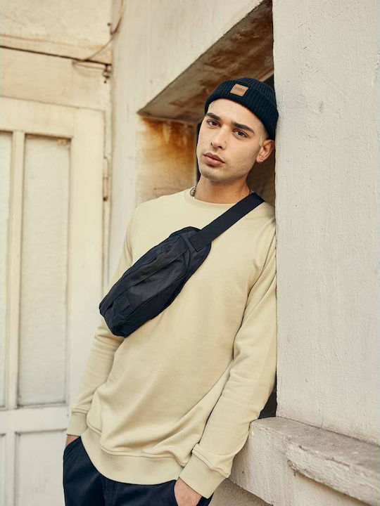 TB3274 Beanie Männer Beanie mit Rippstrick in Schwarz Farbe