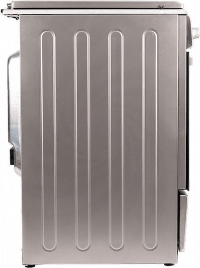 United Aragaz 65lt cu Plite Emailate L60cm. Inox