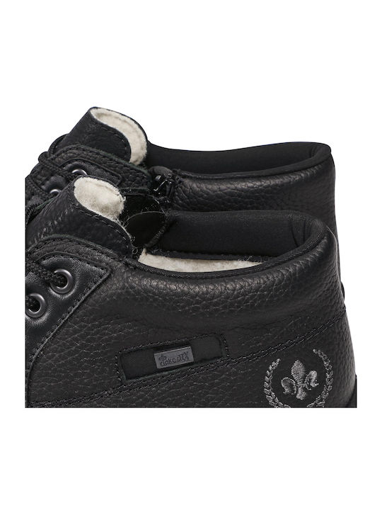 Leather Black Men's Boots Anatomical