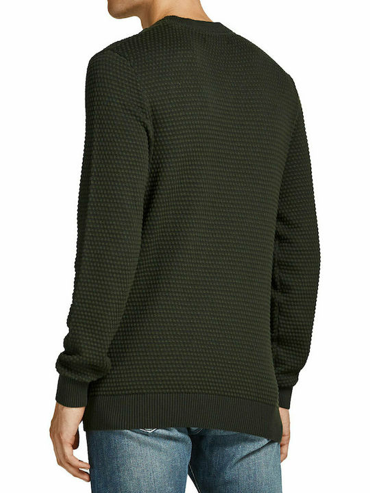 Jack & Jones Men's Long Sleeve Sweater Forest Night