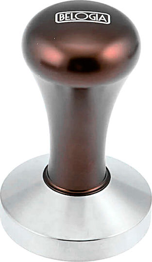 Belogia CTCB 250 Tamper with Flat Surface 57mm in Brown Color