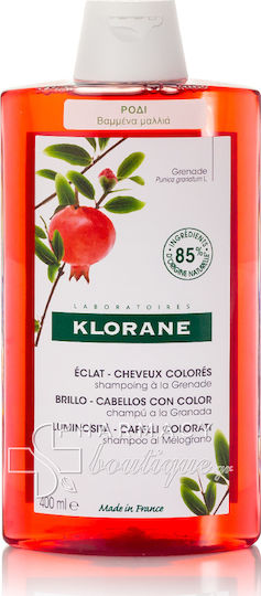 Klorane Pomegranate Color Enchancing Σαμπουάν Αναδόμησης/Θρέψης & Διατήρησης Χρώματος για Βαμμένα Μαλλιά 400ml