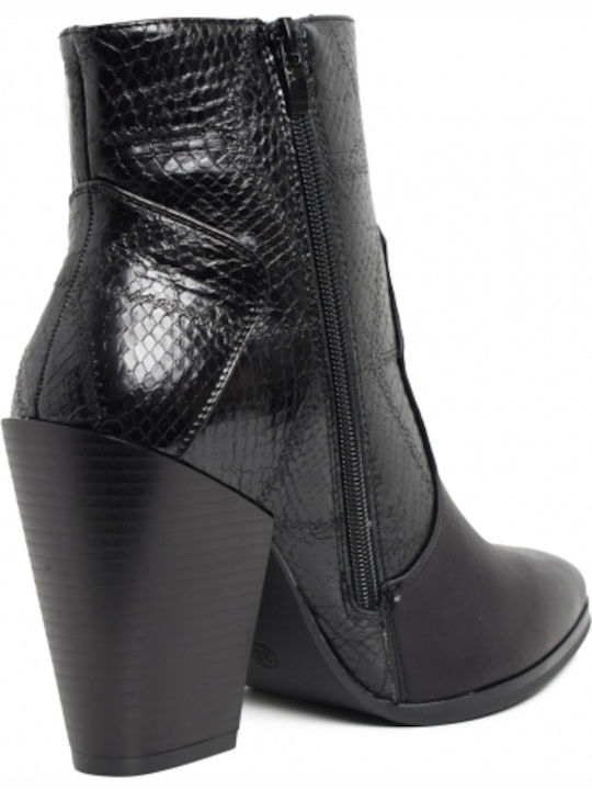 Women's Cowboy Boots with High Heel Black