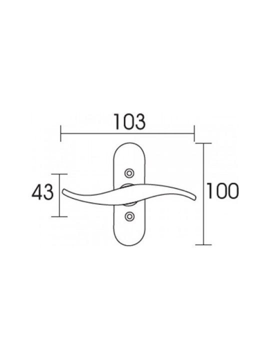 Conset C435 Latch Window Όρο Ματ