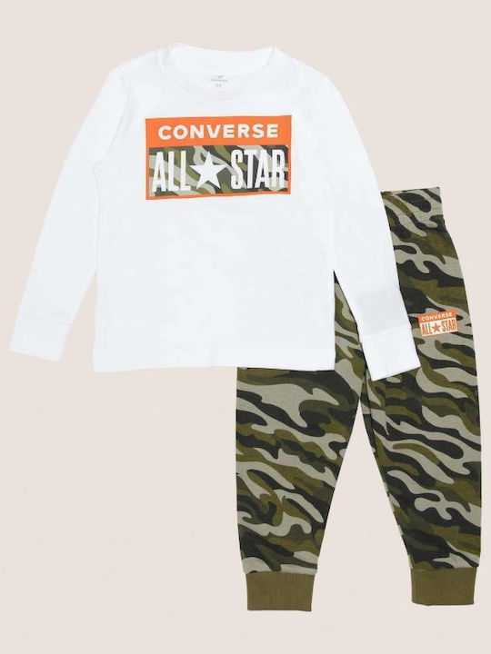 Converse Kids Sweatpants Set White
