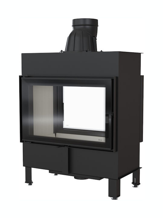 Kratki Lucy 14 T Ενεργειακό Τζάκι Ξύλου 14kW Διαμπερές με Ανοιγόμενες Πόρτες