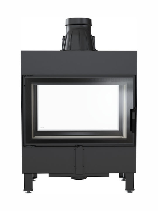Kratki Lucy 14 T Ενεργειακό Τζάκι Ξύλου 14kW Διαμπερές με Ανοιγόμενες Πόρτες