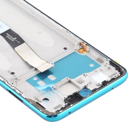 Οθόνη με Μηχανισμό Αφής και Πλαίσιο για Redmi Note 9 Pro / Note 9s (Μπλε)