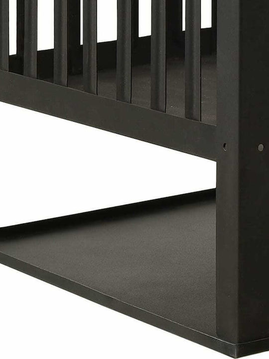 vidaXL Firepit Black 40x40x40cm