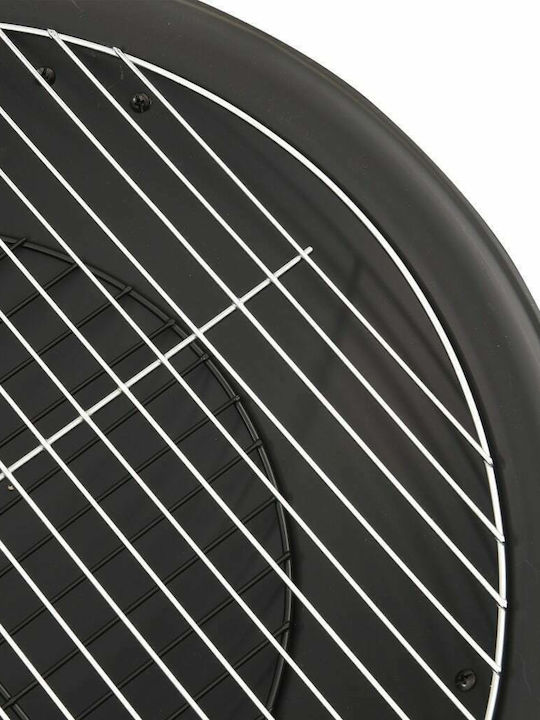 vidaXL Focar În aer liber din metal Negru 56x56x49cm