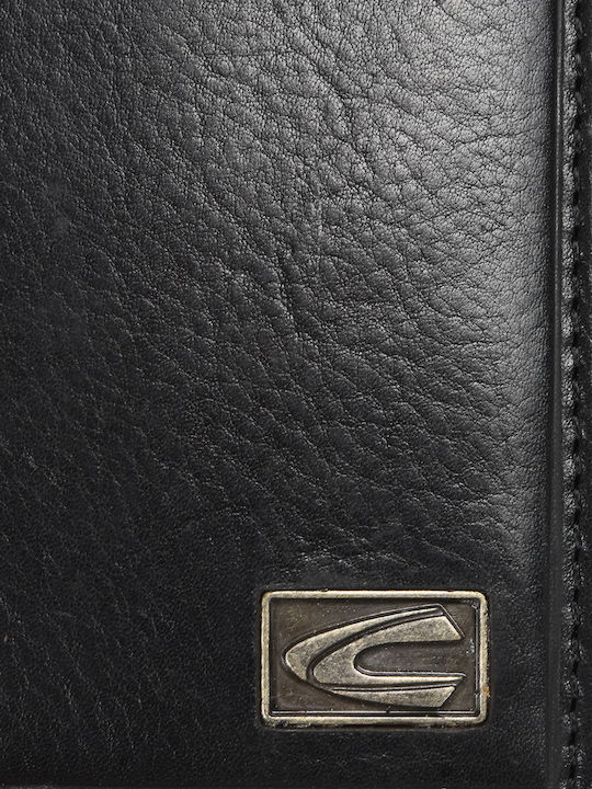 Japan Δερμάτινο Ανδρικό Πορτοφόλι με RFID Μαύρο