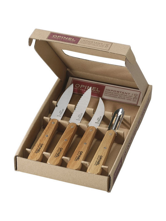 Opinel Les Essentiels Knife Set of Stainless Steel 001300 4pcs