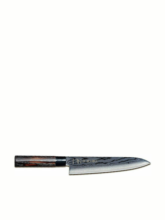 Tojiro Shippu Black Knife Chef from Damascus Steel 24cm