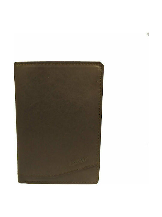 Leather Men's Wallet with RFID Brown