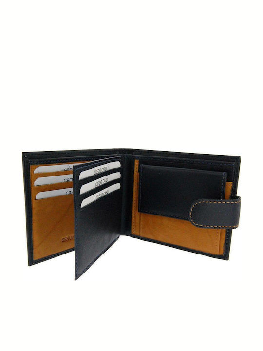 753 Leather Men's Wallet Classic Blue