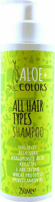 Aloe Colors Love Is In The Hair Σετ Θεραπείας Μαλλιών με Σαμπουάν και Μάσκα 3τμχ