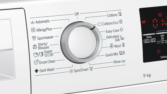 Bosch Πλυντήριο Ρούχων 9kg 1400 Στροφών Speed Perfect WAU28S60BY