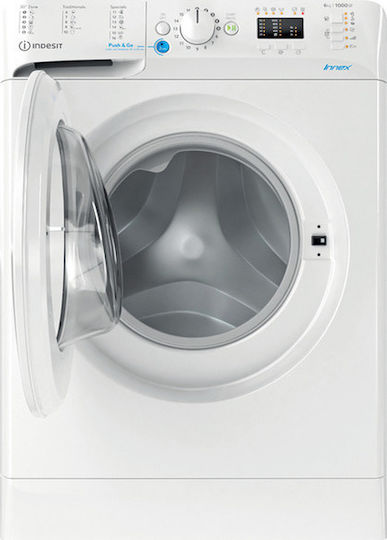 Indesit BWSA 61051 W EU N Πλυντήριο Ρούχων 6kg 1000 Στροφών F161672
