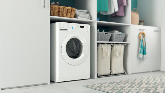 Indesit BWSA 61051 W EU N Πλυντήριο Ρούχων 6kg 1000 Στροφών F161672
