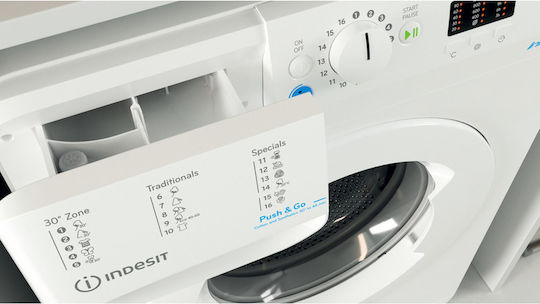 Indesit BWSA 61051 W EU N Πλυντήριο Ρούχων 6kg 1000 Στροφών F161672