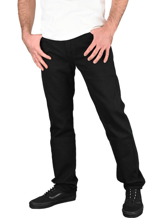 501 Men's Jeans Pants with Regular Straight Fit Black