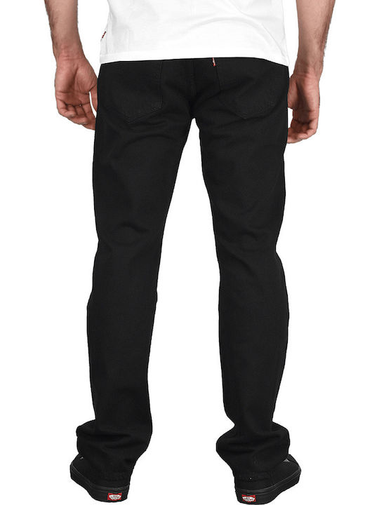 501 Men's Jeans Pants with Regular Straight Fit Black