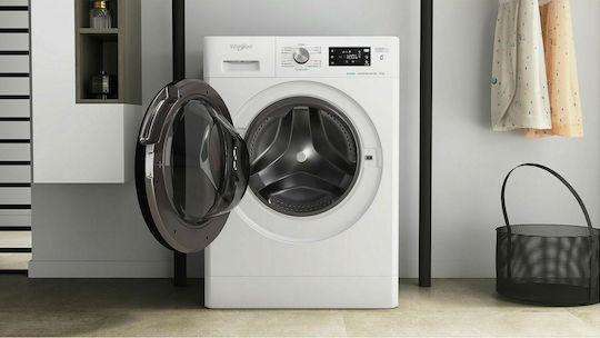 Whirlpool Πλυντήριο Ρούχων 8kg με Τεχνολογία Ατμού 1400 Στροφών 6th Sense FFB 8458 BV EE
