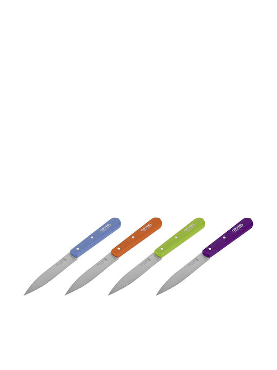 Opinel N° 112 Sweet-Pop Μαχαίρια Γενικής Χρήσης από Ανοξείδωτο Ατσάλι 4τμχ