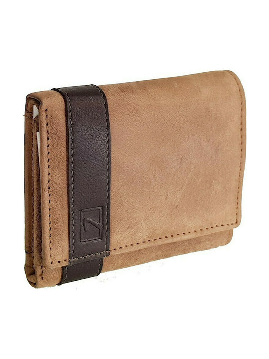 Leather Men's Wallet Classic with RFID Coffee Open