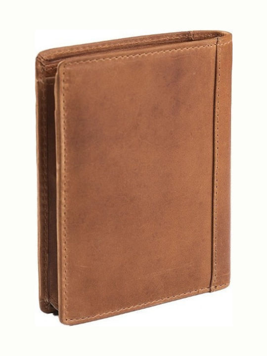 Ethel Leather Men's Wallet Classic Tabac Brown