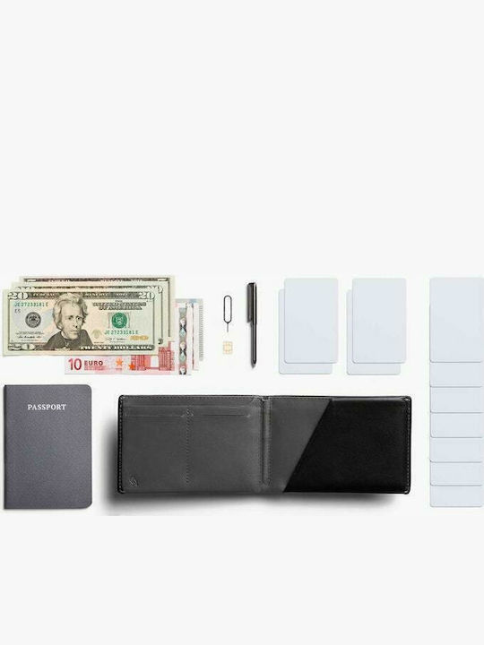 Portofel bărbătesc Clasice cu RFID Negru