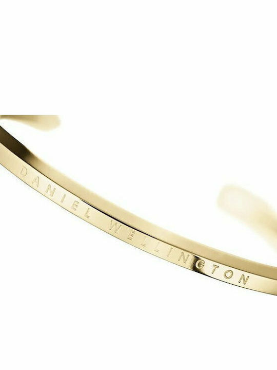 Daniel Wellington Classic Small Women's Bracelet Handcuff Made of Gold Plated Stainless Steel 15.5cm