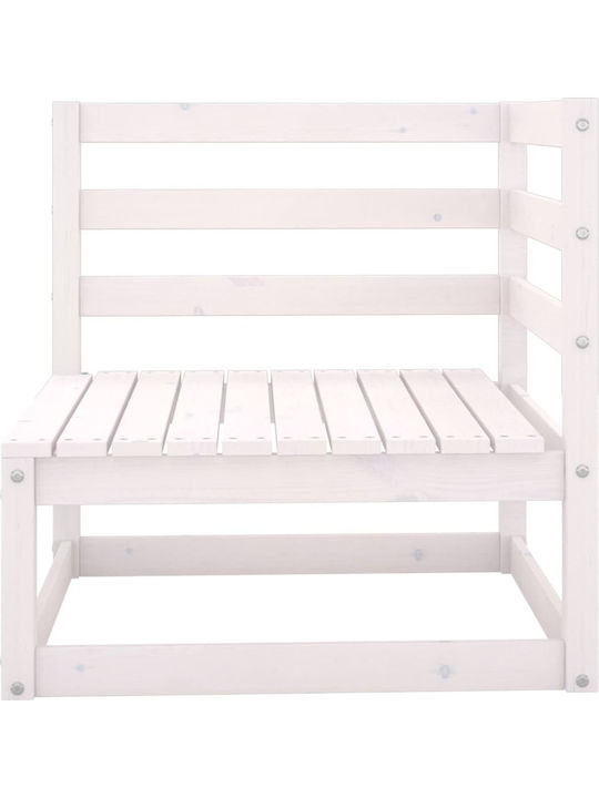 Ecksofa Outdoor-Hölzernes mit Kissen 70x70x67cm