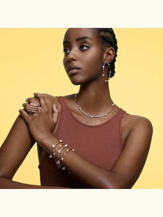 Swarovski Constella Дамска Гривна Белезници Златна 16.5см