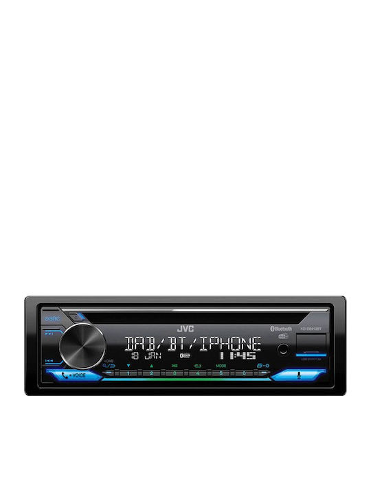 JVC Ηχοσύστημα Αυτοκινήτου 1DIN (Bluetooth/USB) με Αποσπώμενη Πρόσοψη