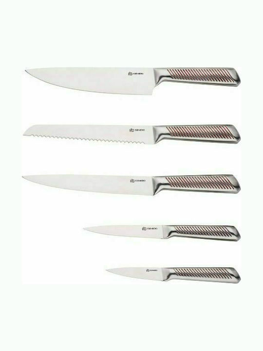 Edenberg Knife Set With Stand of Stainless Steel EB-924 6pcs