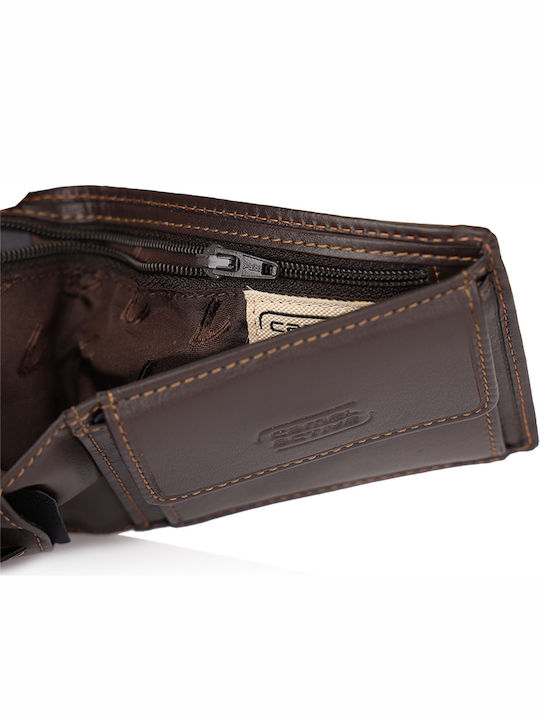 Vegas Leather Men's Wallet Classic Brown