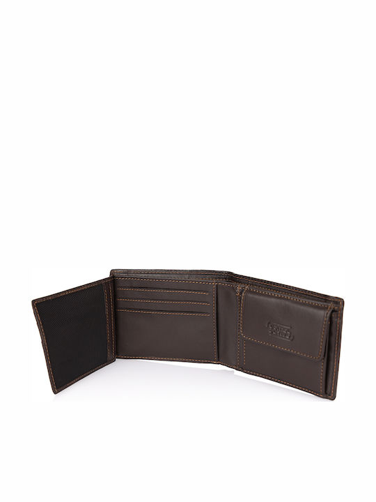 Vegas Leather Men's Wallet Classic Brown