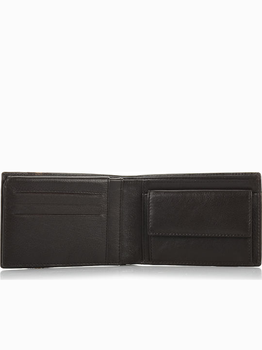 Leather Men's Wallet Classic with RFID Brown