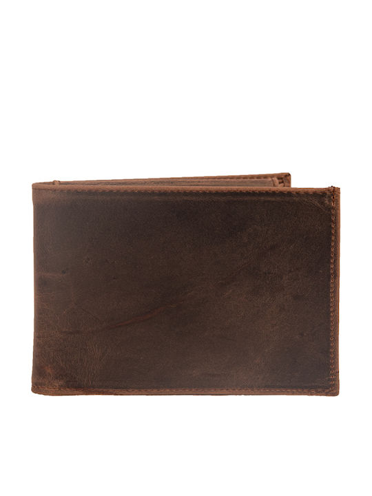 Leather Men's Wallet Classic Brown